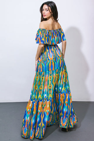 DARE TO BE YOU WOVEN MAXI DRESS - By Baano