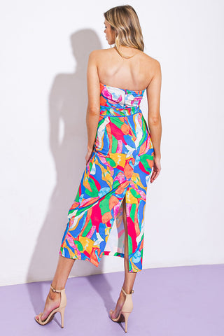 SEEKING SUN PONTI MIDI DRESS - By Baano