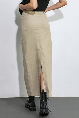 MY LOVE MINE ALL MINE WOVEN MIDI SKIRT - By Baano