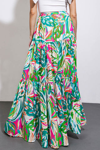 BRING GOOD ENERGY WOVEN MAXI SKIRT - By Baano