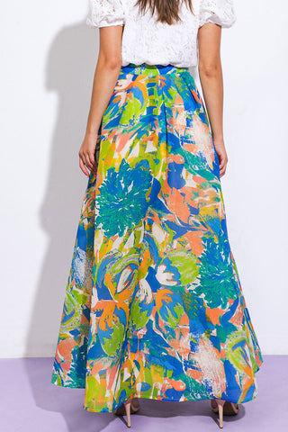 COASTAL CHIC WOVEN MAXI SKIRT - By Baano