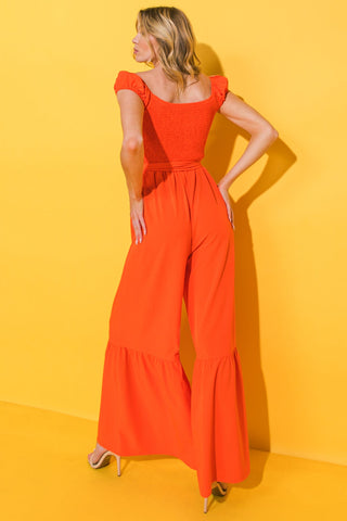 SMILE AFTERNOON IN WOVEN JUMPSUIT - By Baano