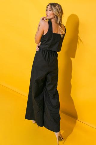 LIFE WITH YOU POPLIN JUMPSUIT - By Baano