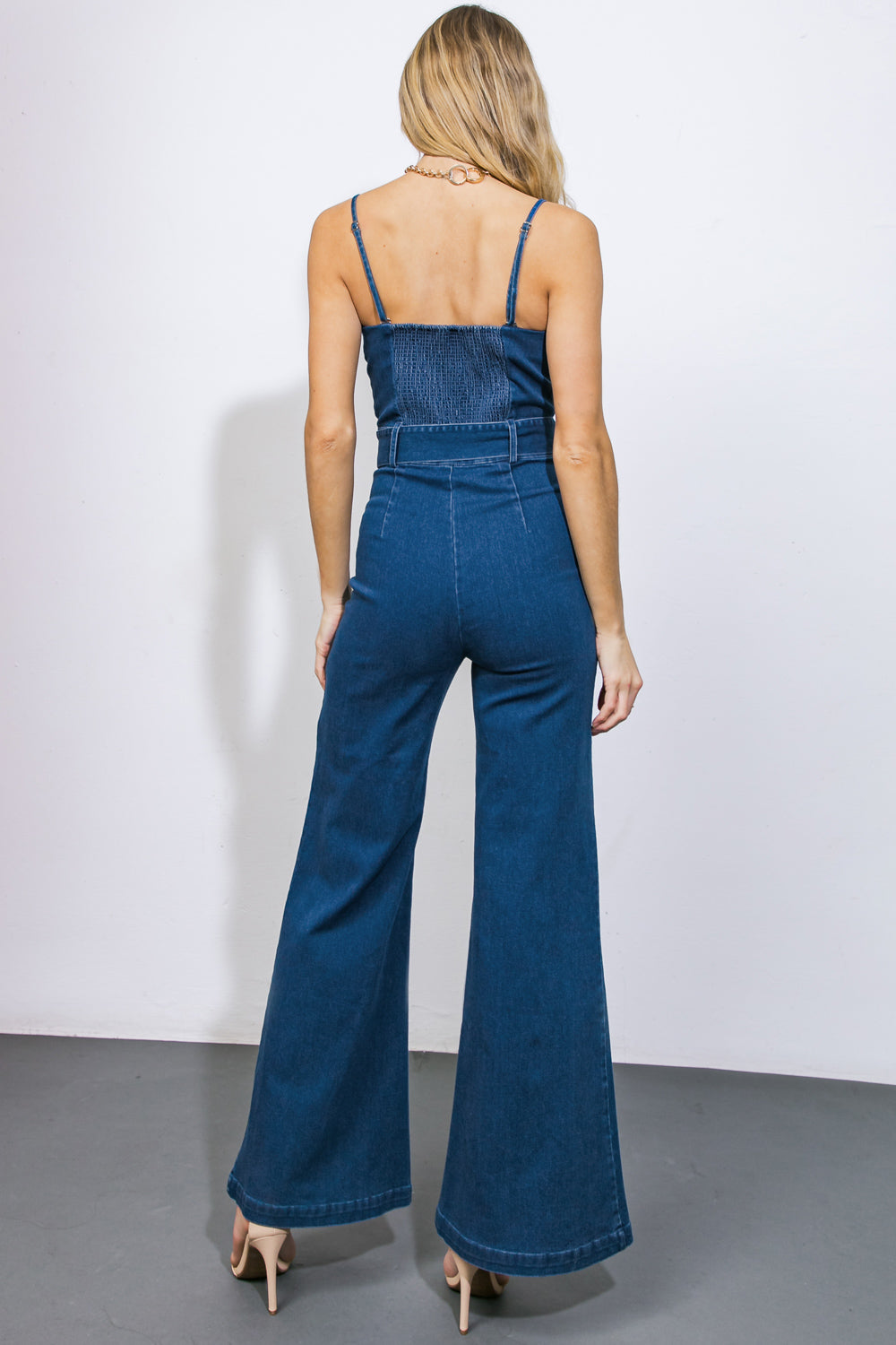 DRIFT AWAY DENIM JUMPSUIT - By Baano