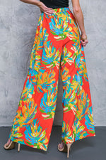 HERE FOR FUN RED WOVEN PANTS - By Baano