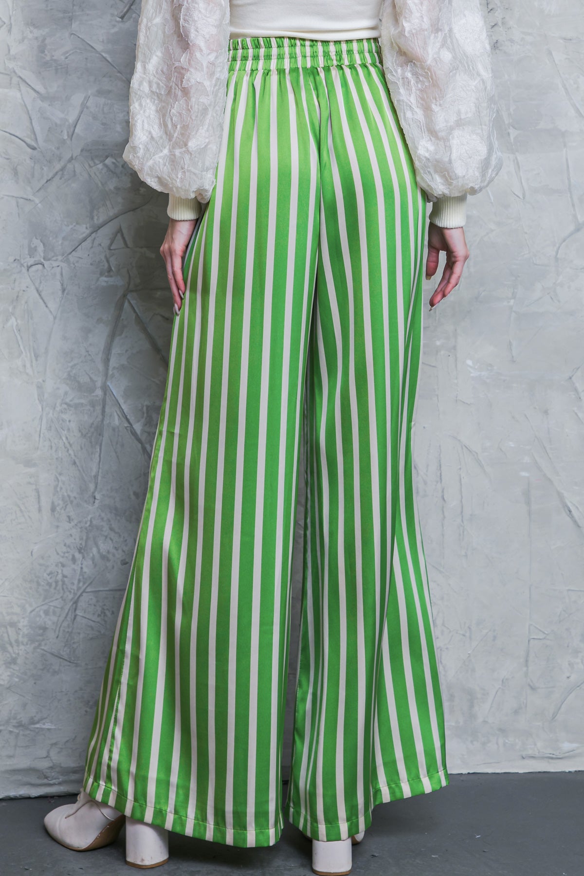 NOTHING TO REGRET SATIN PANTS - By Baano