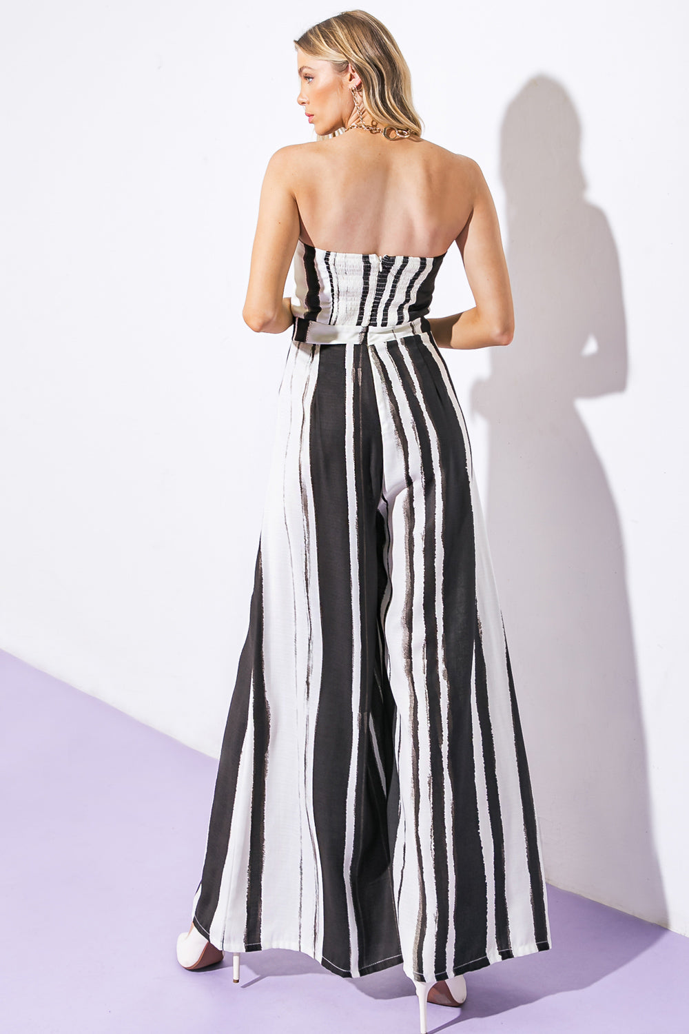 ANYWHERE WITH YOU WOVEN JUMPSUIT - By Baano