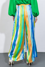 TAKE ME DANCING WOVEN SATIN PANTS - By Baano