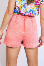 A HEART FOR LOVE DENIM SKORT - By Baano