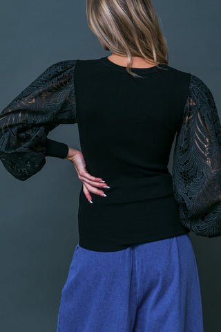 LEISURE LIFE SWEATER TOP - By Baano