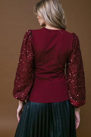 FEELING THE FUN SWEATER TOP - By Baano