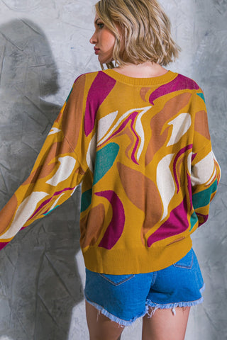 READY TO ADORE SWEATER TOP - By Baano