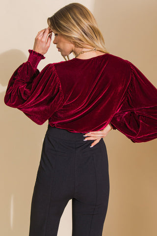 LIKE NO OTHER VELVET BODYSUIT - By Baano