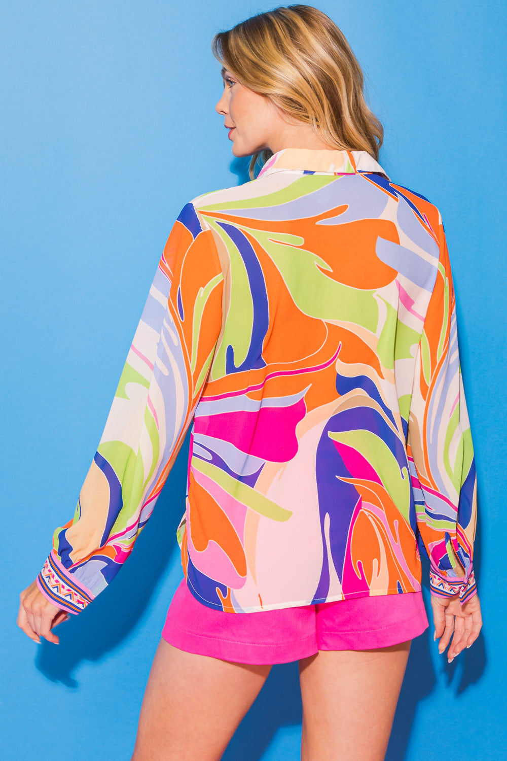 HUMMING BIRD WISHES WOVEN TOP - By Baano