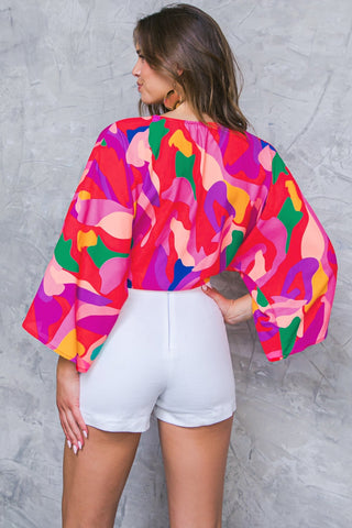 LOVE YOU LIKE WOVEN TOP - By Baano
