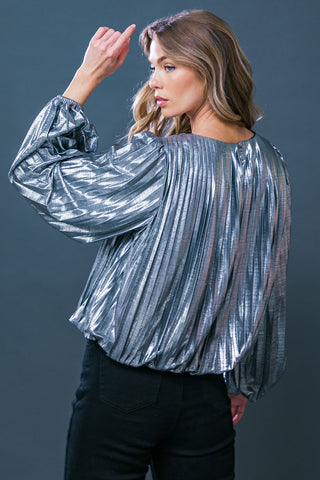 KEY IT DOWN WOVEN TOP - By Baano