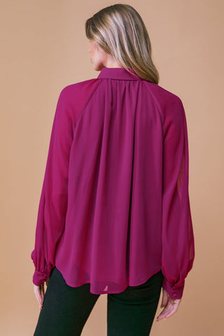 MIDNIGHT CHIC WOVEN TOP - By Baano