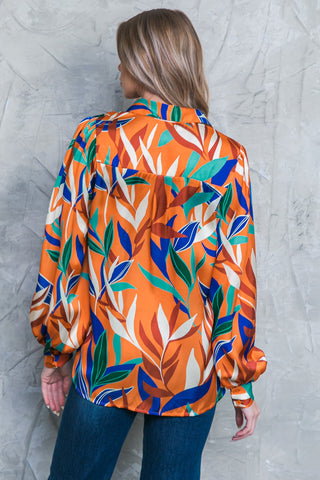 FEELS LIKE FALL WOVEN TOP - By Baano