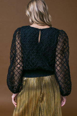 SWEETLY CAPTIVTING WOVEN TOP - By Baano