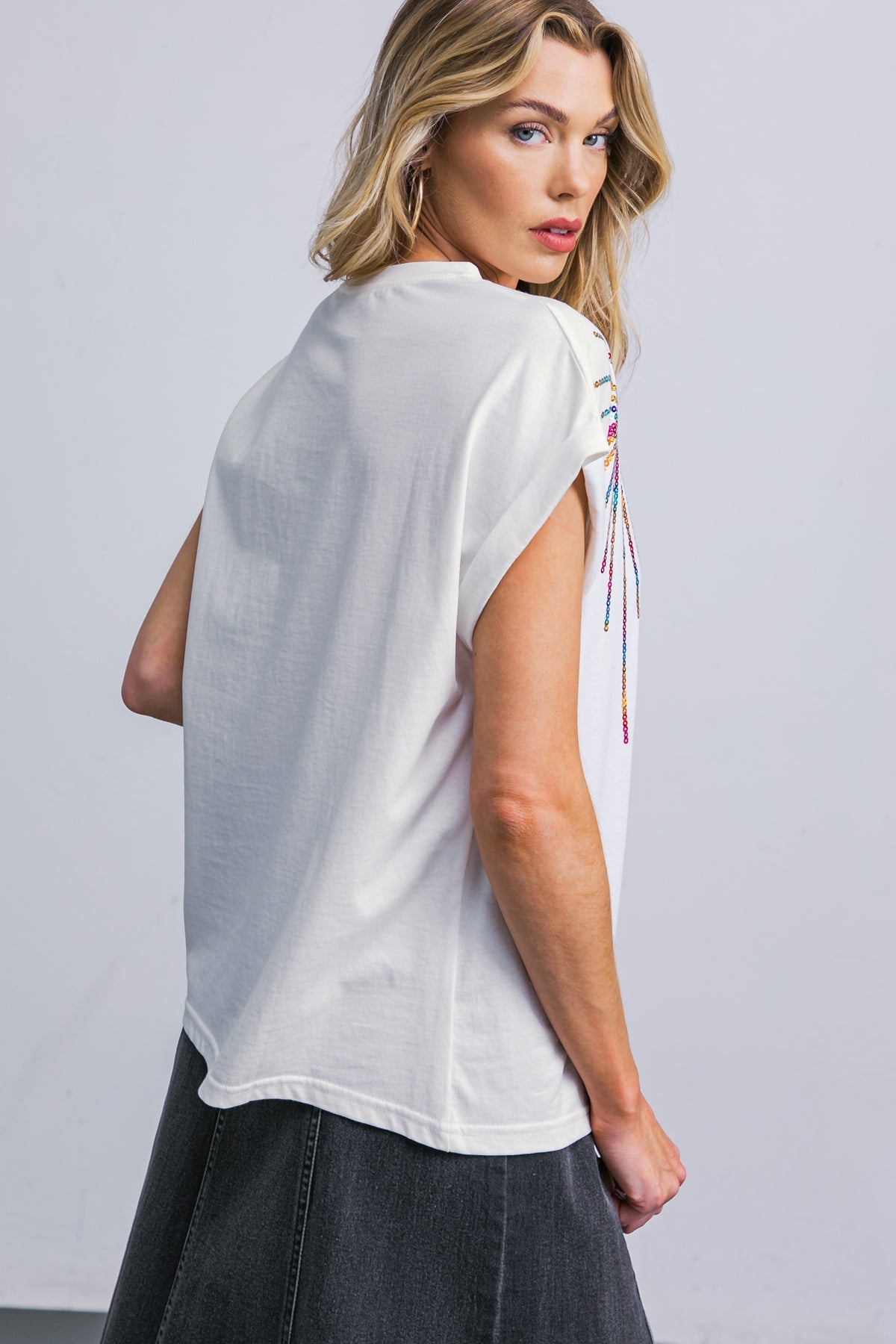 TALK ABOUT BEAUTY KNIT TOP - By Baano