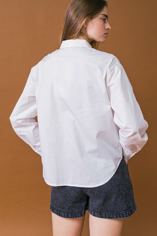 HIT OR MISS POPLIN SHIRT - By Baano