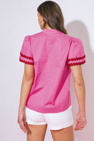LEARN AS YOU GO WOVEN TOP - By Baano