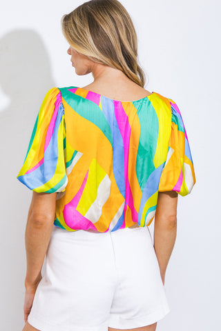 BEAUTIFUL MELODY WOVEN TOP - By Baano