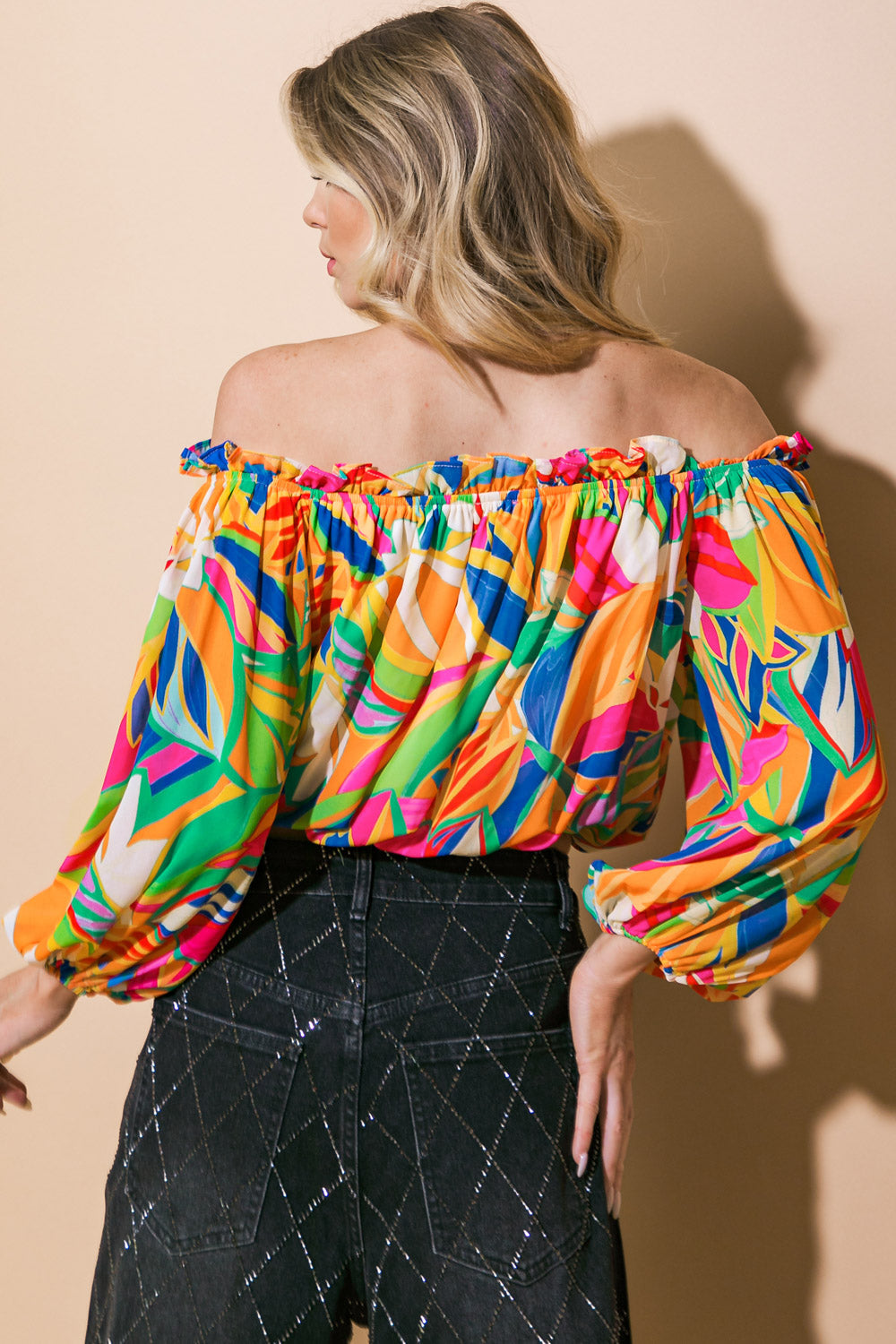 ENTERTAIN ME WOVEN TOP - By Baano