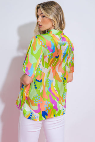 UP FOR ANYTHING WOVEN TOP - By Baano