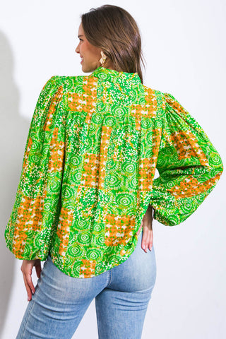 ALL OF MY LOVE WOVEN TOP - By Baano