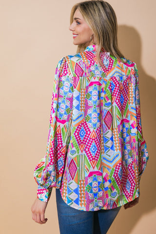 JUST WHAT I NEEDED WOVEN TOP - By Baano