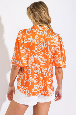 SUNSET PROMISES WOVEN TOP - By Baano
