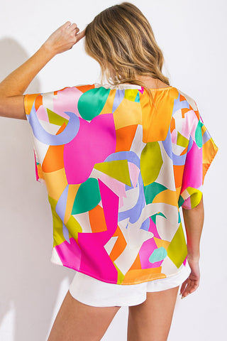 BREATHE FREELY WOVEN TOP - By Baano