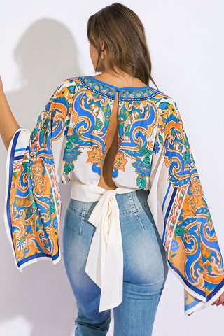 RIGHT THIS WAY WOVEN TOP - By Baano