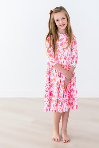 SALE Howdy 3/4 Pocket Twirl Dress - By Baano
