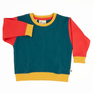 Baby Colorblock Sweatshirt Peace House Studio