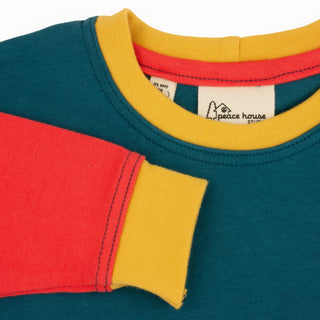 Baby Colorblock Sweatshirt Peace House Studio