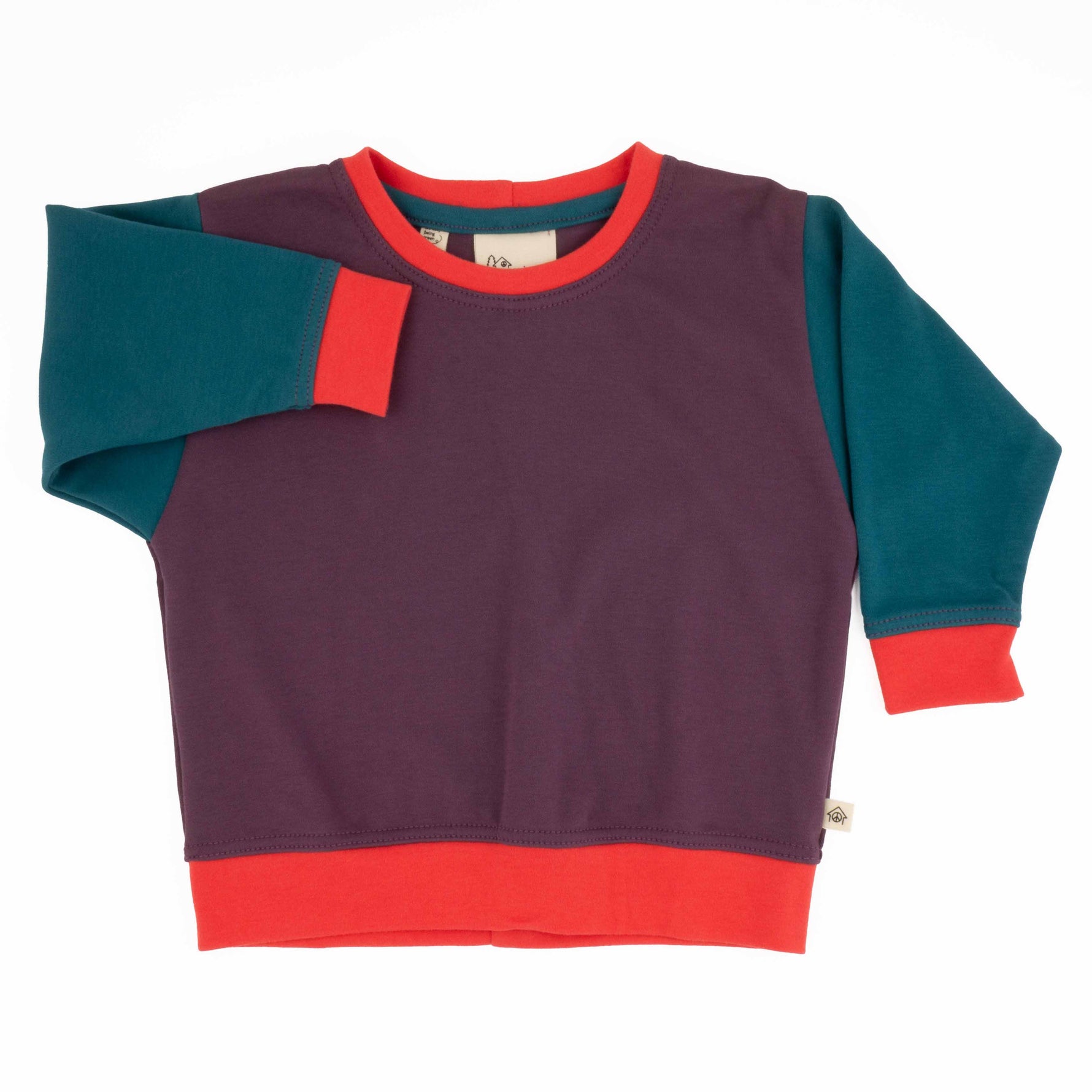 Baby Colorblock Sweatshirt Peace House Studio
