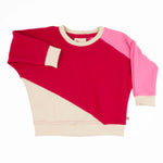 Baby Diagonal Colorblock Sweatshirt Peace House Studio