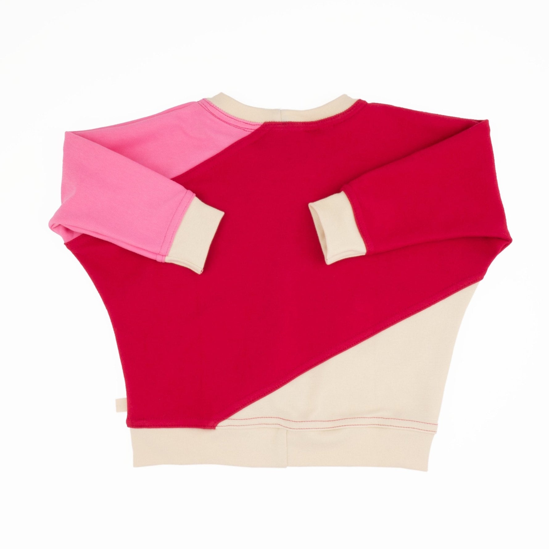 Baby Diagonal Colorblock Sweatshirt Peace House Studio