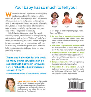Baby Sign Language Made Easy: 101 Signs to Start Communicating with Your Child Now (Spiral Bound) - By Baano