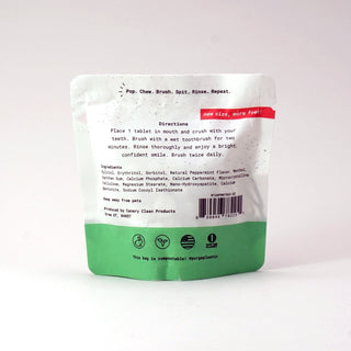 Peppermint Toothpaste Tablets - By Baano