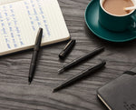 Bailey™ Matte Black Lacquer Stainless Steel Fine Nib Fountain Pen - By Baano