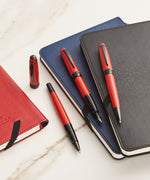 Bailey™ Matte Red Lacquer Rollerball Pen - By Baano