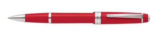 Bailey Light™ Polished Red Resin Rollerball Pen - By Baano