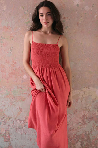 Bayside Linen Maxi Dress