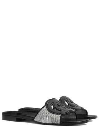 SLIDE SANDAL WITH INTERLOCKING G - By Baano