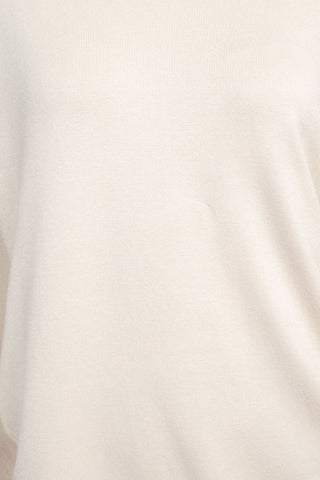 Anna Rose Scoop Neck Long Sleeve Solid Knit Top - By Baano