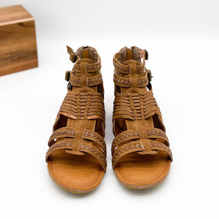 Bed and Breakfast Sandals in Tan Naughty Monkey