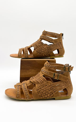 Bed and Breakfast Sandals in Tan Naughty Monkey